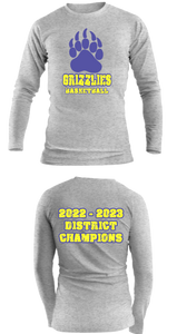 2023 West Briar Basketball Gray Tee